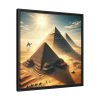 3421576334961990657_2048.jpeg Pyramids in Sunset Framed Canvas