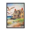 3513989609396341074_2048.jpeg Summer Seaside Cottage Framed Poster