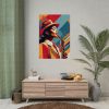 3523601754367480826_2048.jpeg Beautiful Black Woman Jazz Musician Poster