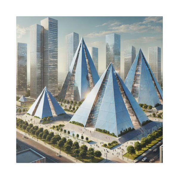 3579185225598141781_2048.jpeg Modern Pyramids in Contemporary Setting Standard Canvas