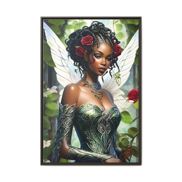 3619342033500067728_2048.jpeg African American Fairy Framed Canvas