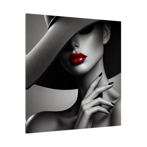High-Fashion Portrait of Woman Standard Canvas