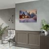 Half Timbered Cottage In Winter Poster
