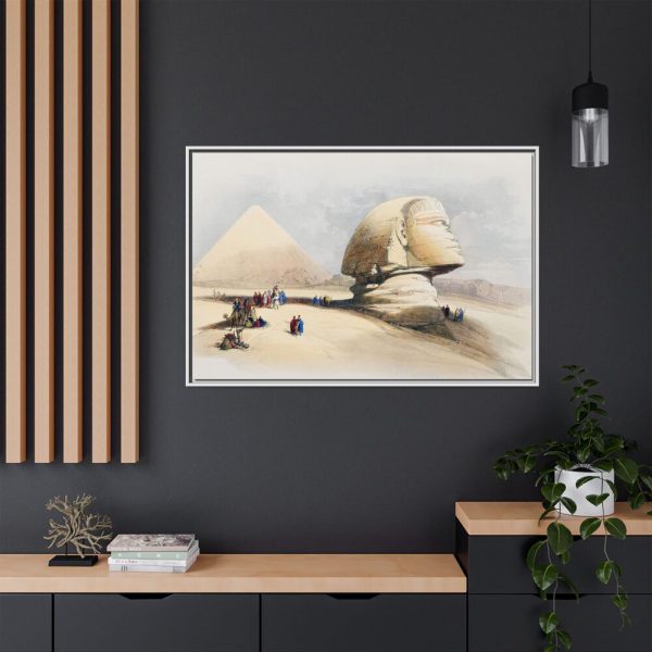 3909794782384262435_2048.jpeg Great Sphinx Pyramids of Gezeeh Framed Canvas