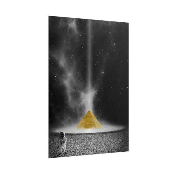 3978736006707857547_2048.jpeg Astronaut Space Pyramid Universe Poster