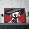 3979091925309915706_2048-1.jpeg The woman With Large Black Hat Framed Poster