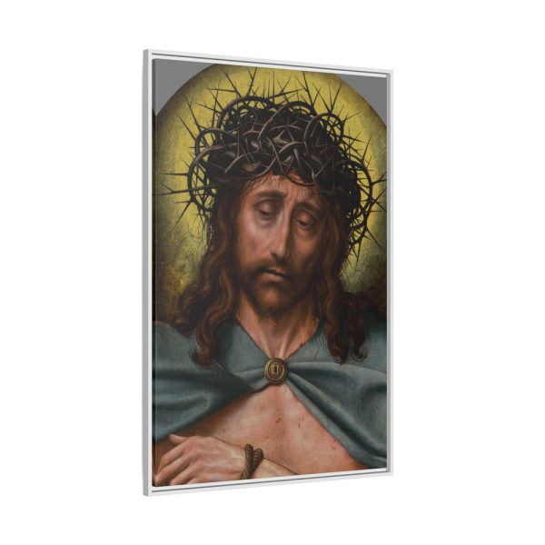 4034790426824665652_2048.jpeg Christ as the Man of Sorrows by Quentin Metsys Framed Canvas