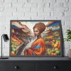 Marketplace With Fruit Stalls I Framed Poster