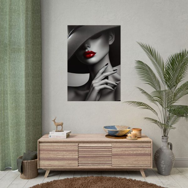 4155047549434151967_2048.jpeg High-Fashion Portrait of Woman Poster