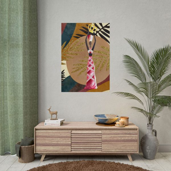 420278351691508201_2048.jpeg Boho Tropical Africa Woman Poster