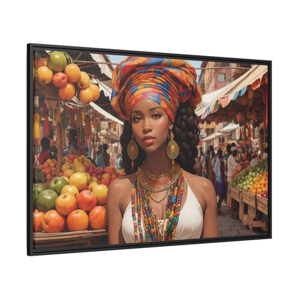 4229227052317350758_2048.jpeg Marketplace With Fruit Stalls II Framed Canvas