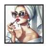 4244044763076153396_2048.jpeg Glamorous Woman Framed Canvas