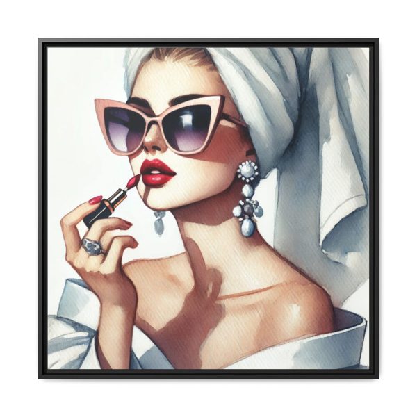 4244044763076153396_2048.jpeg Glamorous Woman Framed Canvas