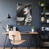 4266463693219250392_2048.jpeg High-Fashion Portrait of Woman Framed Poster