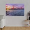 4447831849566082623_2048.jpeg Sunset Over Golden Gate Bridge Standard Canvas