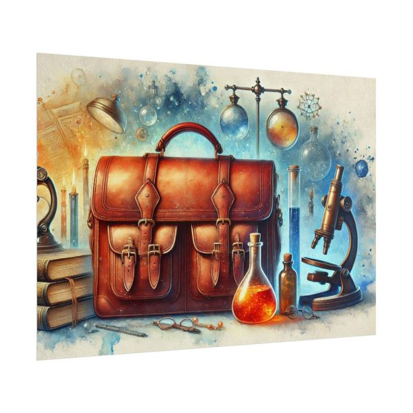 4470951364006133030_2048.jpeg Illustration of Large Leather Bag Poster