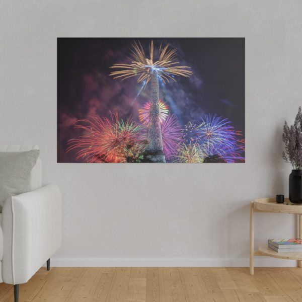 4498655273978559655_2048.jpeg Fireworks at Eiffel Tower Standard Canvas
