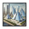 4583066332465599583_2048.jpeg Modern Pyramids in Contemporary Setting Framed Canvas