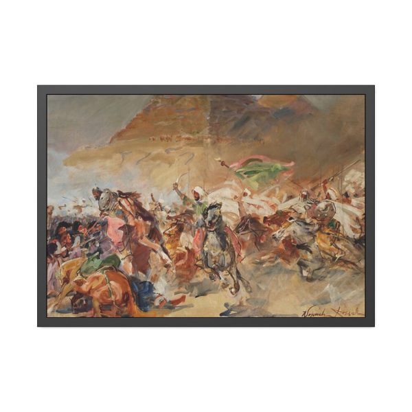 Battle Pyramids Framed Poster