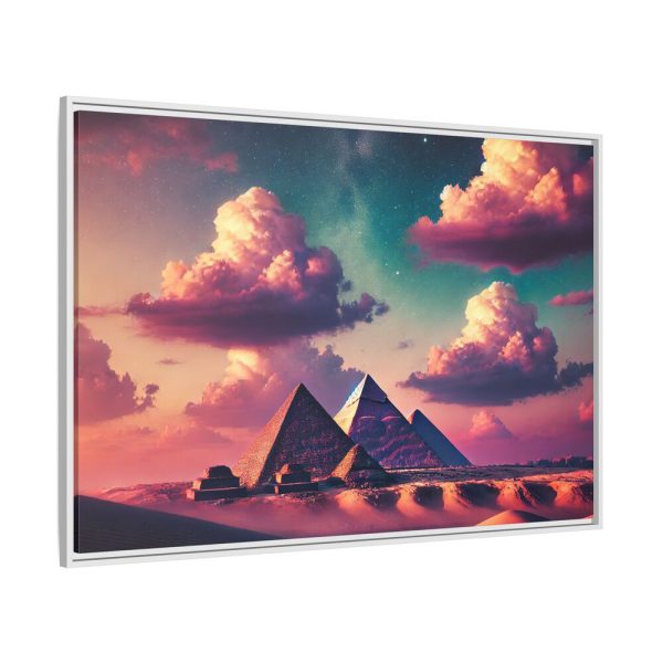 4597776075188161812_2048.jpeg Pyramids During Evening Framed Canvas
