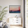 4603228819749718383_2048.jpeg Full Moon Over Golden Gate Bridge Framed Canvas