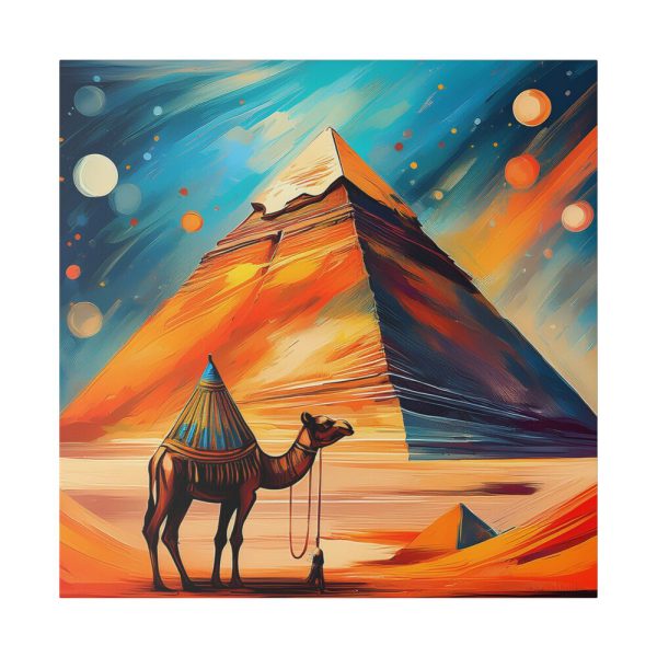 4608731820363144014_2048.jpeg Camel and Pyramid Standard Canvas