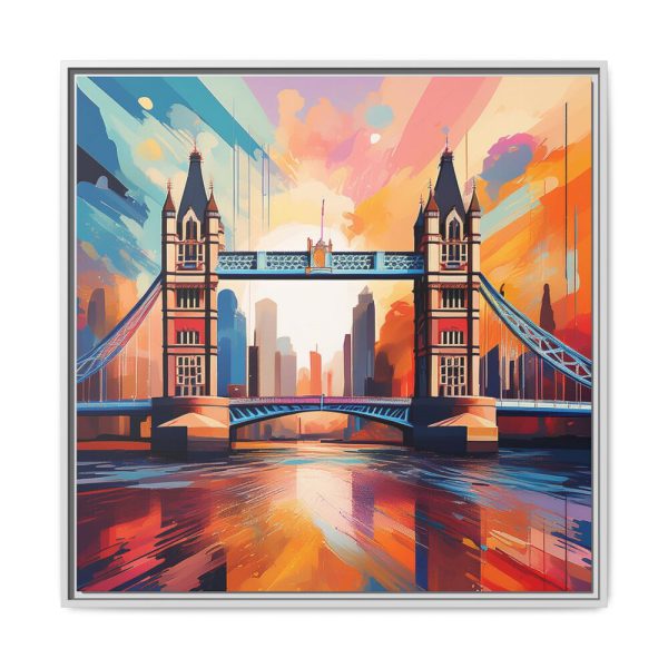London Bridge Travel Framed Canvas