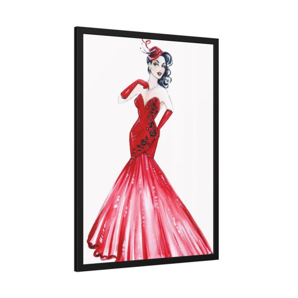 4676717155009011977_2048-1.jpeg Retro Glamour Framed Poster