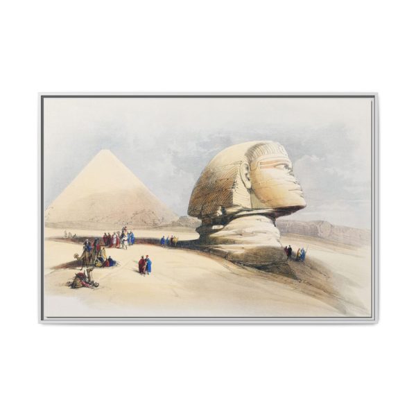 472387845814911531_2048.jpeg Great Sphinx Pyramids of Gezeeh Framed Canvas