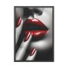 4986624064493571503_2048-1.jpeg High-Contrast Close-Up of Woman's Face Framed Poster
