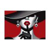 5044837306958385784_2048.jpeg The woman With Large Black Hat Poster