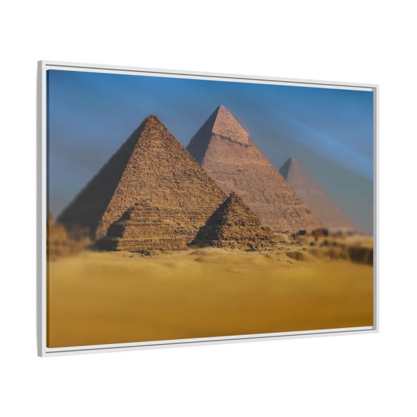 The Great Pyramid of Giza Framed Canvas
