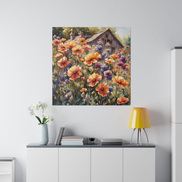 5240074281589852342_2048.jpeg Cottage With Meadow Flowers Standard Canvas