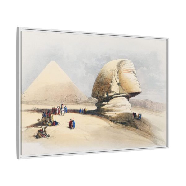 5346047993589705004_2048.jpeg Great Sphinx Pyramids of Gezeeh Framed Canvas
