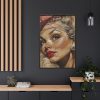 5370592067253178499_2048.jpeg Vintage Glamor Portrait Framed Canvas