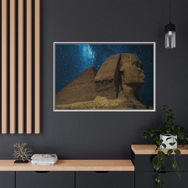 5400898164238042878_2048.jpeg Pyramids of Giza Framed Canvas