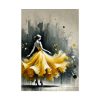 5430304819941515087_2048.jpeg Graceful Woman in Bright Yellow Dress Poster