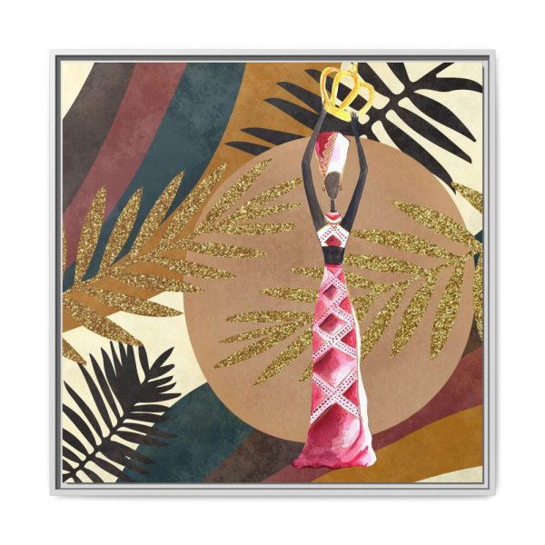 5604496230812748580_2048.jpeg Boho Tropical Africa Woman Framed Canvas