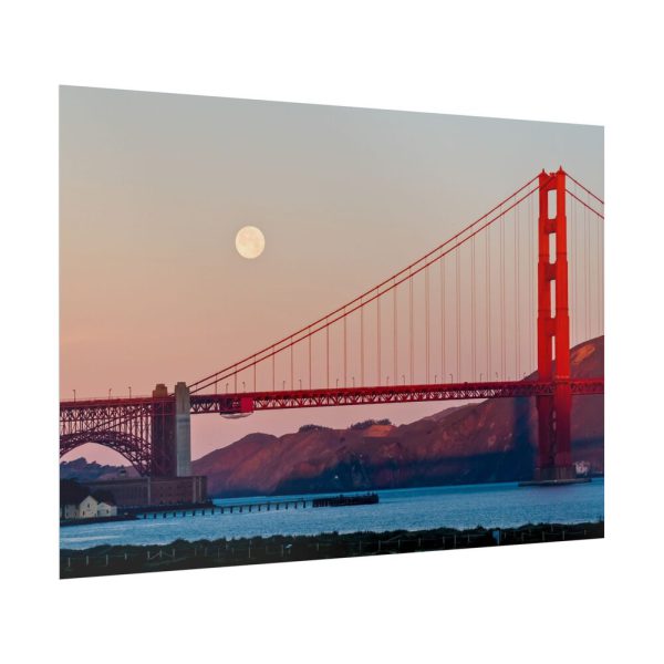 5667303311775735049_2048.jpeg Full Moon Over Golden Gate Bridge Poster