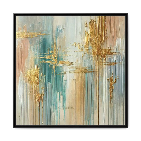 5668482861456566698_2048.jpeg Textured Vertical Brushstroke Effect Framed Canvas