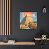 Egypt Pyramid Framed Canvas