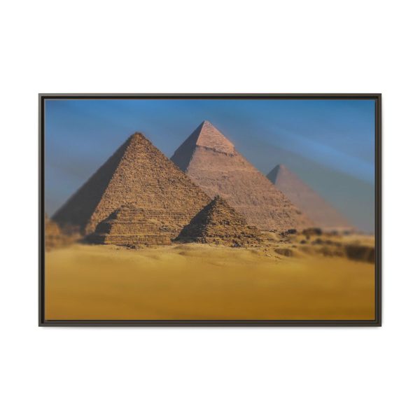 The Great Pyramid of Giza Framed Canvas