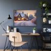 Half Timbered Cottage In Winter Framed Poster