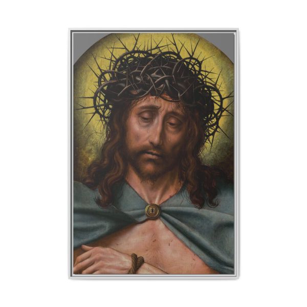 602183629978163089_2048.jpeg Christ as the Man of Sorrows by Quentin Metsys Framed Canvas
