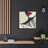 Minimalist of Woman's Lower Face Framed Canvas