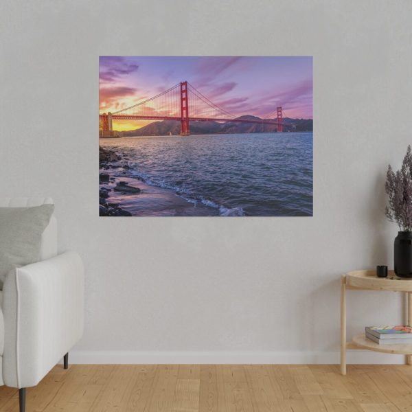 6301261084616734608_2048.jpeg Sunset Over Golden Gate Bridge Standard Canvas