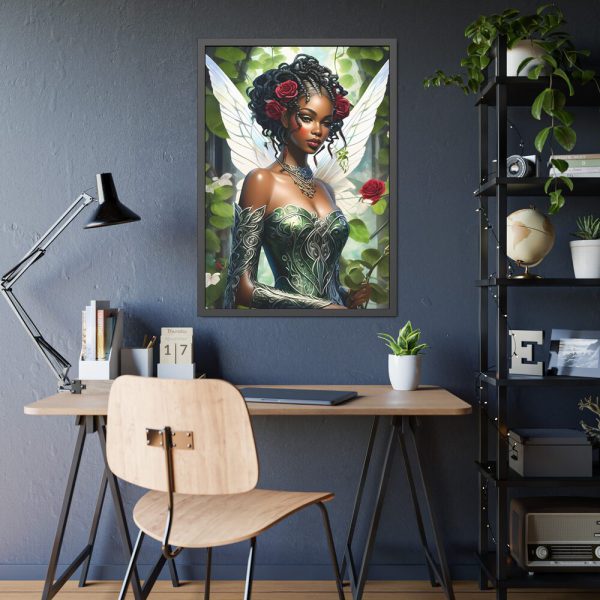6314688923720153383_2048.jpeg African American Fairy Framed Poster