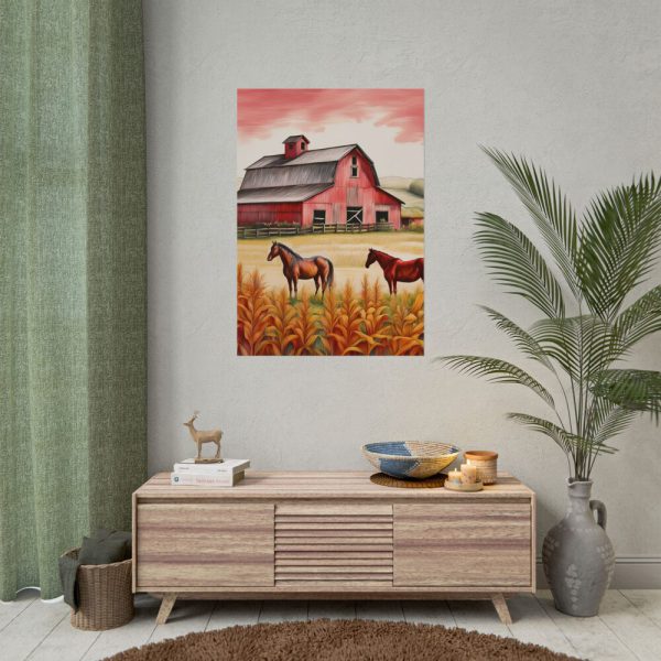 6324684050975683281_2048.jpeg Farm Barn With Horse Poster