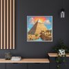 Egypt Pyramid Framed Canvas