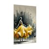 6460894811889458704_2048.jpeg Graceful Woman in Bright Yellow Dress Poster